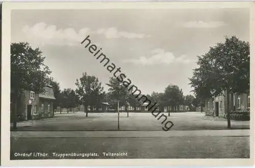 Ohrdruf - Truppenübungsplatz - Teilansicht - Foto-Ansichtskarte