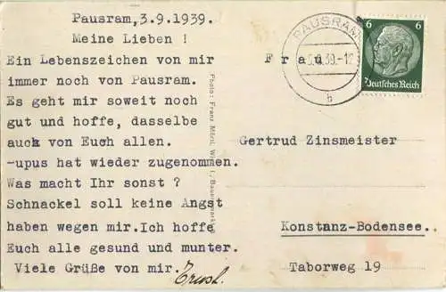 Pouzdrany - Pausram - Dorfstraße