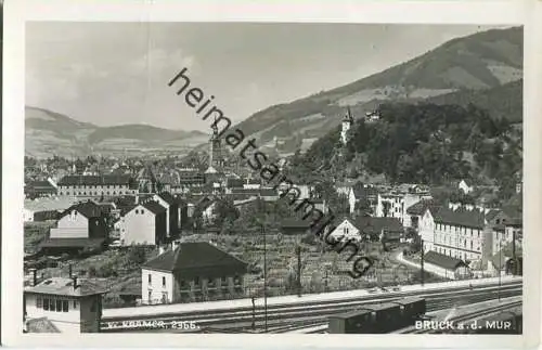 Bruck an der Mur - Bahn - Foto-Ansichtskarte