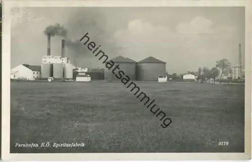 Laa an der Thaya - Pernhofen - Spiritusfabrik - Foto-Ansichtskarte