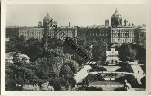 Wien - Volksgarten - Foto-Ansichtskarte