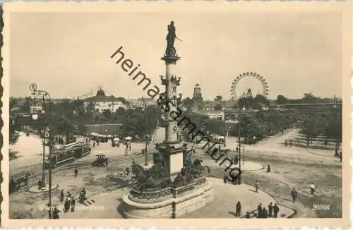 Wien - Praterstern - Strassenbahn - Foto-Ansichtskarte