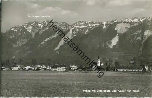 Piding - Untersberg - Kaiser Karl-Wand - Foto-Ansichtskarte