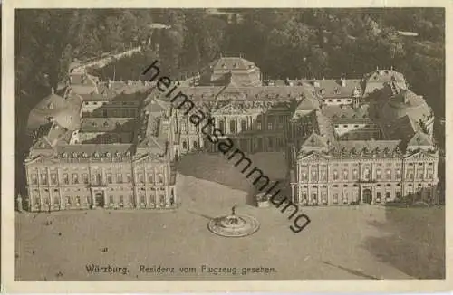 Würzburg - Residenz - Flugzeugaufnahme