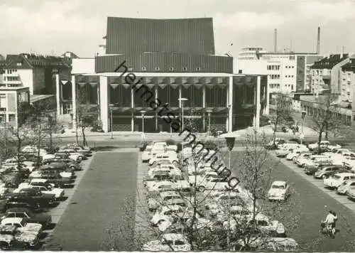 Krefeld - Stadttheater - Foto-AK Grossformat