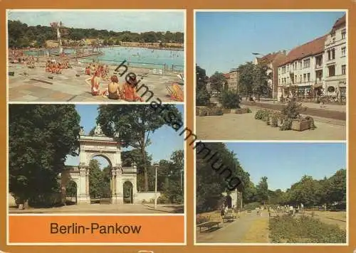 Berlin - Pankow- Freibad - Bürgerpark etc. - Verlag Bild und Heimat 1986 gel. 1990