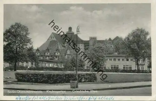 Berlin - Oberschöneweide - Kindergarten - Griechische Allee - Verlag J. G. B. gel. 1963