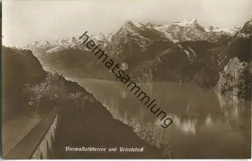 Vierwaldstättersee - Uristock - Foto-Ansichtskarte