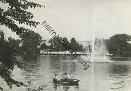 Berlin - Weißensee - der Weiße See - Schwimmbad - Foto-AK Grossformat 1973 - Planet-Verlag Berlin gel. 1974