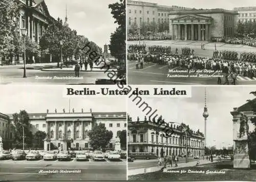Berlin - Unter den Linden - Foto-AK Grossformat 1973 - Planet-Verlag Berlin