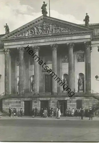 Berlin - Mitte - Deutsche Staatsoper - Foto-AK Grossformat 1965 - Verlag VEB Bild und Heimat Reichenbach