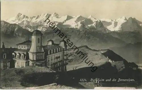 Rigi-Kulm - Berner Alpen - Foto-Ansichtskarte