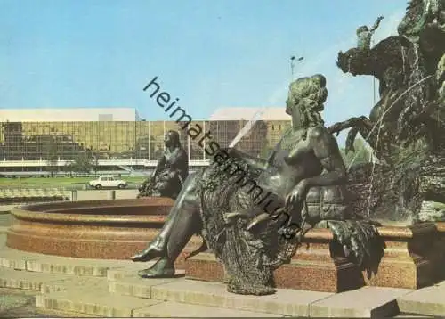 Berlin - Palast der Republik - Ansichtskarte Großformat 1976 - Planet-Verlag Berlin