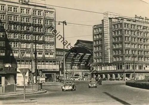 Berlin - Alexanderplatz - Foto-AK Großformat - Verlag VEB Bild und Heimat Reichenbach gel. 1962