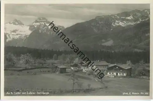 Lofer - Au - Steinberge - Foto-Ansichtskarte