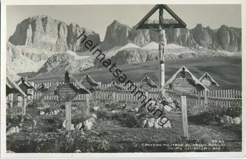 Passo Pordoi - Cimitero Militare - Foto-Ansichtskarte