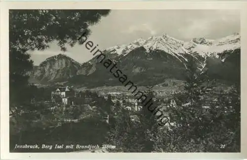 Innsbruck - Berg Isel - Foto-Ansichtskarte