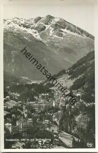 Badgastein - Rathausberg - Foto-Ansichtskarte