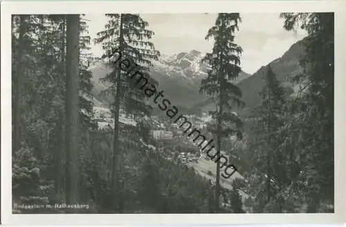 Badgastein - Rathausberg - Foto-Ansichtskarte