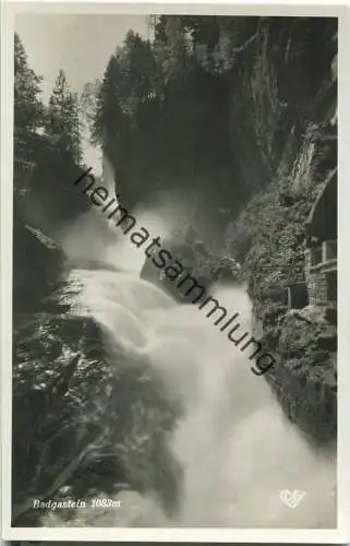 Badgastein - Mittlerer Wasserfall - Foto-Ansichtskarte