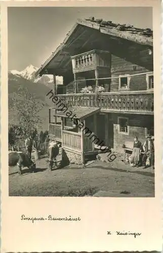 Pinzgau - Bauernhäusl - Foto-Ansichtskarte