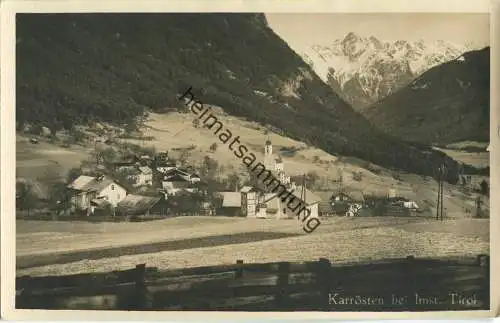 Karrösten - Foto-Ansichtskarte