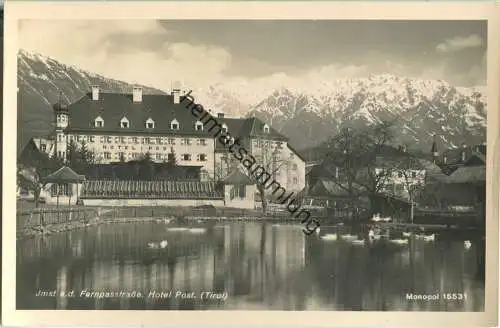 Imst in Tirol - Hotel Post - Foto-Ansichtskarte