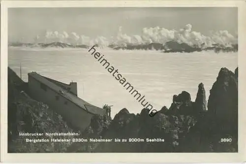 Innsbrucker Nordkettenbahn - Station Hafelekar - Foto-Ansichtskarte