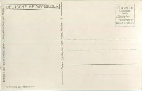 Fernpaßstraße - Sonnenspitze - Schrofen - Foto-Ansichtskarte