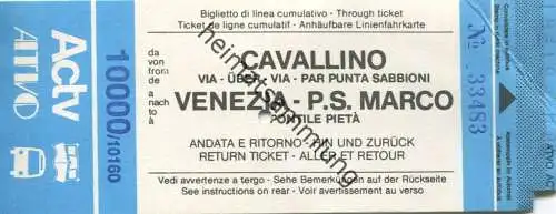 Italien - Cavallino - Venezia - Actv - ATVO