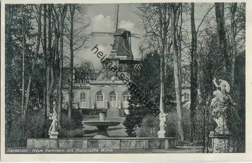 Potsdam-Sanssouci - Neue Kammern - Historische Mühle - Verlag Karl Heinrich & Söhne Sanssouci