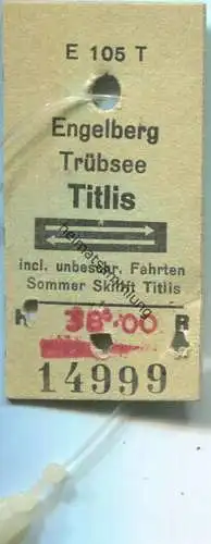 Schweiz - Engelberg - Trübsee Titlis - inkl. Sommer Skilift Titlis 1980