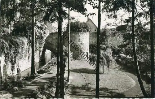 Tauberbischofsheim - An der alten Stadtmauer - Foto-Ansichtskarte