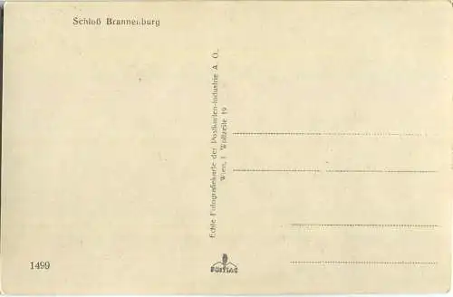 Brannenburg - Schloss - Foto-Ansichtskarte