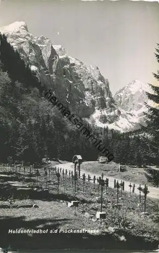 Plöckenstrasse - Heldenfriedhof - Foto-Ansichtskarte