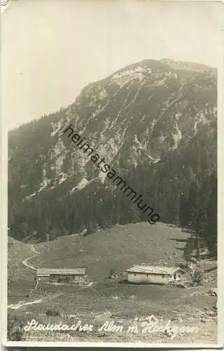 Staudacher Alm - Hochgern - Foto-Ansichtskarte