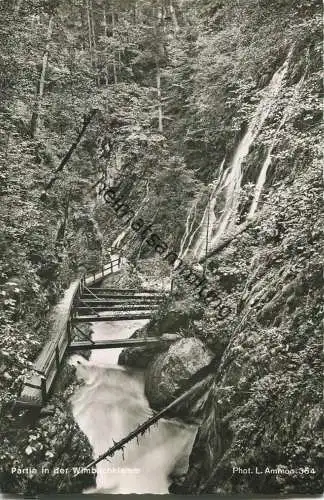 Ramsau - Wimbachklamm - Foto-Ansichtskarte