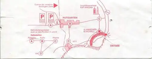 Deutschland - Arkonabahn - Fahrschein 1998