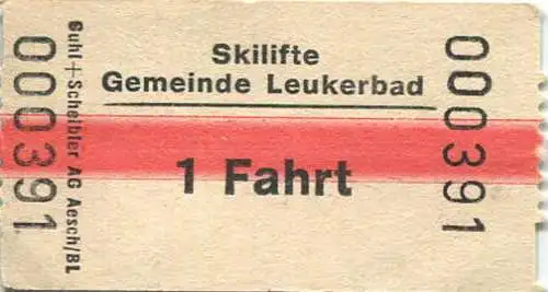 Schweiz - Skilifte Gemeinde Leukerbad