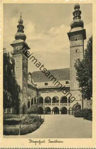 Klagenfurt - Landhaus - Frank-Verlag Graz 1936 gel. 1937