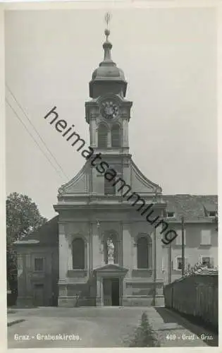 Graz - Grabenkirche - Foto-AK - Verlag Kölz Graz 40er Jahre