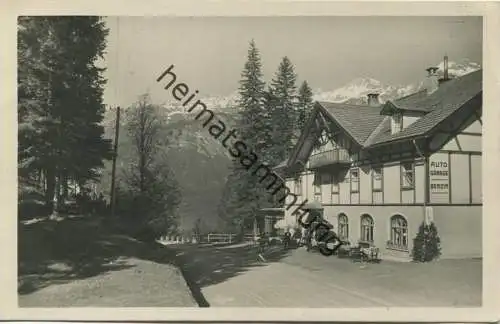 Alpenhotel Fernpass - Foto-AK - Verlag Postkarten Industrie AG Wien gel. 1930