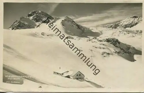 Wiesbadenerhütte - Foto-AK - Phot. Otto Steiner - gel. 1924