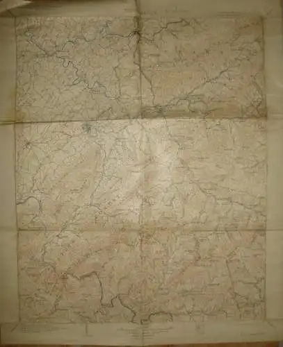 Tennessee Roan Mountain 1922 - Topography - Maßstab 1:125'000 feet