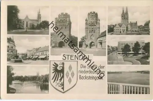 Stendal - Adolf-Hitler-See - Adolf-Hitler-Strasse - Sperlingsberg - Verlag Trinks & Co Leipzig