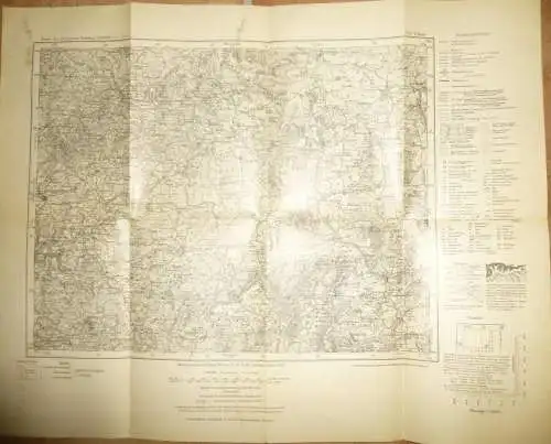 Karte des Deutschen Reiches 1-cm-Karte - 552 Eslarn - 1940