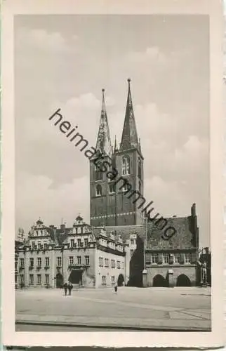 Stendal - Marktplatz - Marienkirche - Verlag Trinks & Co Leipzig