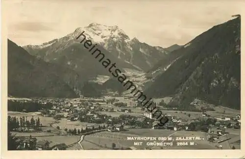 Mayrhofen - Zillertal - Foto-AK - Verlag J. Maydler Mayrhofen gel. 1933