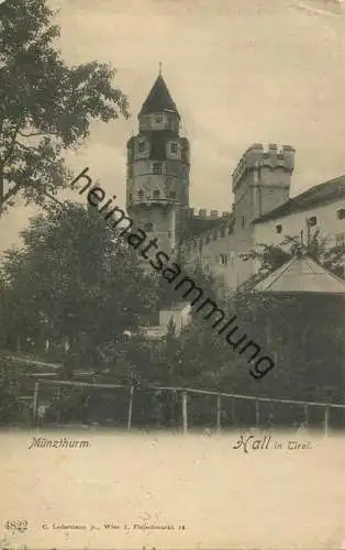 Hall - Münzthurm - Verlag C. Ledermann jr. Wien - gel. 1903
