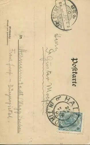 Hall - Münzthurm - Verlag C. Ledermann jr. Wien - gel. 1903
